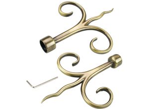 4016318078552 - Gardinenstangen-Endstück Diana gold (messingfarben antik) B102cm H137cm L137cm Ø16cm Gardinenstangenendstücke für Gardinenstangen Ø 16 mm 4016318078552 - Gardinenstangen-Endstück Diana gold (messingfarben antik) B102cm H137cm L137cm Ø16cm Gardinenstangenendstücke für Gardinenstangen Ø 16 mm