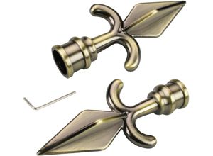 4016318078569 - Gardinenstangen-Endstück Amor Gr 1 gold (messingfarben antik) H52cm L11cm Ø16cm Gardinenstangenendstücke für Gardinenstangen Ø 16 mm 4016318078569 - Gardinenstangen-Endstück Amor Gr 1 gold (messingfarben antik) H52cm L11cm Ø16cm Gardinenstangenendstücke für Gardinenstangen Ø 16 mm