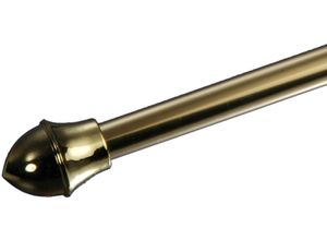 4016318020056 - Gardinenstangen-Endstück LIEDECO grau (messingfarben) Ø12cm Gardinenstangenendstücke