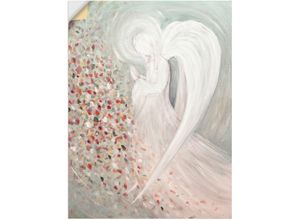 4057738652564 - Wandbild ARTLAND Engelbild I Bilder Gr B H 30 cm x 40 cm Wandaufkleber - Vinyl Religion 1 St weiß Bild Kunstdruck Leinwandbild Kunstdrucke Bilder als Leinwandbild Wandaufkleber oder Poster in versch Größen