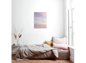 4055065030536 - Leinwandbild KOMAR Endless Rose - Größe 30 x 40 cm bunt (farbe bild(er) rosa blau lila) B30cm Papier Holz Bilder Keilrahmenbild mi Echtholzrahmen