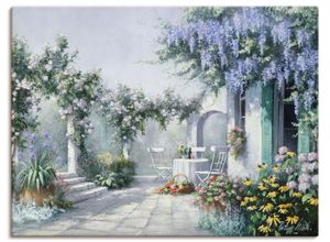 4055327482462 - Wandbild ARTLAND Natürliche Magie Bilder Gr B H 80 cm x 60 cm Leinwandbild Garten Querformat 1 St weiß Bild Poster Bilder als Leinwandbild Wandaufkleber oder in versch Größen