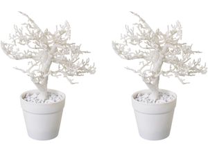 4064118970637 - Künstlicher Weihnachtsbaum CREATIV GREEN Weihnachtsdeko weiß B1500cm H24cm T1500cm Kunststoff Weihnachtsbäume Kunstweihnachtsbäume im farblich passenden Topf und mit Glitzer-Optik 4064118970637 - Künstlicher Weihnachtsbaum CREATIV GREEN Weihnachtsdeko weiß B1500cm H24cm T1500cm Kunststoff Weihnachtsbäume Kunstweihnachtsbäume im farblich passenden Topf und mit Glitzer-Optik