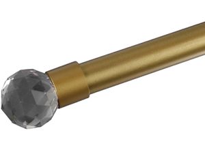 4016318250095 - Gardinenstangen-Endstück Power grau (messingfarben) Ø35cm Gardinenstangenendstücke für Gardinenstangen Ø 20 mm