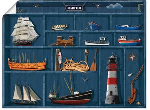 4057738053507 - Wandbild ARTLAND Der maritime Setzkasten Bilder Gr B H 40 cm x 30 cm Poster Arrangements 1 St blau Bild Kunstdruck Poster Bilder als Leinwandbild Wandaufkleber oder in versch Größen 4057738053507 - Wandbild ARTLAND Der maritime Setzkasten Bilder Gr B H 40 cm x 30 cm Poster Arrangements 1 St blau Bild Kunstdruck Poster Bilder als Leinwandbild Wandaufkleber oder in versch Größen