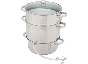 4019111509285 - Entsafter SIENA HOME Cucinare silberfarben (edelstahlfarben) Zitruspresse und Saftpresse Induktion 8 Liter 4019111509285 - Entsafter SIENA HOME Cucinare silberfarben (edelstahlfarben) Zitruspresse und Saftpresse Induktion 8 Liter