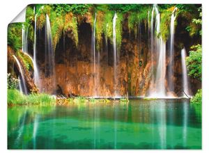 4062144499818 - Wandbild ARTLAND Schöner Wasserfall im Wald Bilder Gr B H 80 cm x 60 cm Poster Gewässer Querformat 1 St grün Bild Leinwandbild Kunstdrucke Bilder als Leinwandbild Wandaufkleber oder Poster in versch Größen 4062144499818 - Wandbild ARTLAND Schöner Wasserfall im Wald Bilder Gr B H 80 cm x 60 cm Poster Gewässer Querformat 1 St grün Bild Leinwandbild Kunstdrucke Bilder als Leinwandbild Wandaufkleber oder Poster in versch Größen