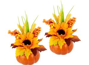 4019844791100 - Gestecke IGEA Sonnenblume gelb (gelb orange) B13cm H18cm L12cm Obermaterial 60% Kunststoff 40% Polyester Kunstpflanzen Herbstblumen 4019844791100 - Gestecke IGEA Sonnenblume gelb (gelb orange) B13cm H18cm L12cm Obermaterial 60% Kunststoff 40% Polyester Kunstpflanzen Herbstblumen