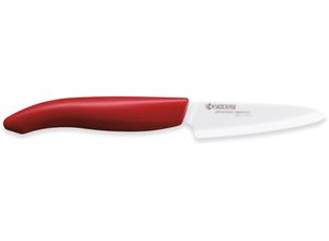 4960664876549 - Schälmesser KYOCERA GEN Kochmesser Gr Gesamtlänge 19 cm Klingenlänge 8 cm rot (rot weiß) Küchenmesser extrem scharfe Hochleistungskeramik-Klinge Klinge 75 cm
