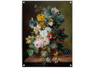 8714597627992 - Poster REINDERS Stillleben mit Blumen grün (farbe bild(er) grün) B60cm H80cm T01cm Leinwand Bilder