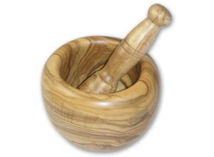 3700598601579 - Mörser BERARD FRANCE 1892 braun (holzfarben) Ø12cm Olivenholz Mörser Olivenholz