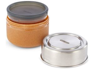 5060089725473 - Lunchbox BLACK+BLUM braun (mandel) B12cm H10cm L12cm Borosilikatglas Edelstahl Lebensmittelaufbewahrungsbehälter spülmaschinengeeignet mit Edelstahldeckel und Silikonschutzaufleger 5060089725473 - Lunchbox BLACK+BLUM braun (mandel) B12cm H10cm L12cm Borosilikatglas Edelstahl Lebensmittelaufbewahrungsbehälter spülmaschinengeeignet mit Edelstahldeckel und Silikonschutzaufleger