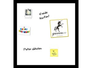 4251268176174 - Magnetfolie QUEENCE Magnetische Markerfolie weiß B50cm H50cm Vinyl Dekorationsfolien Boardmarkerfolie selbstklebend zum beschriften