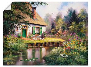4057738449072 - Wandbild ARTLAND Am Bach Bilder Gr B H 60 cm x 45 cm Poster Garten Querformat 1 St grün Bild Leinwandbild Kunstdrucke Bilder als Leinwandbild Wandaufkleber oder Poster in versch Größen 4057738449072 - Wandbild ARTLAND Am Bach Bilder Gr B H 60 cm x 45 cm Poster Garten Querformat 1 St grün Bild Leinwandbild Kunstdrucke Bilder als Leinwandbild Wandaufkleber oder Poster in versch Größen