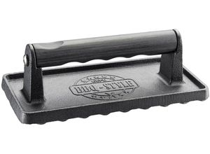 4006664893343 - Fleischplattierer GEFU Fleischbeschwerer BBQ grau Fleischklopfer effektive Gewichtsverteilung für gleichmäßiges Grillen 4006664893343 - Fleischplattierer GEFU Fleischbeschwerer BBQ grau Fleischklopfer effektive Gewichtsverteilung für gleichmäßiges Grillen
