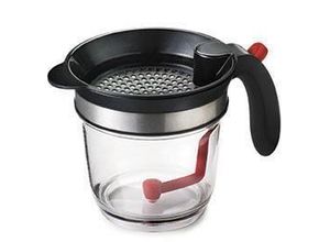 0065506073019 - Fetttrennkanne CUISIPRO Messbecher Gr Volumen 1 l rot (transparent schwarz rot) Back- Kochhelfer Messbecher mit Bodenventil 0065506073019 - Fetttrennkanne CUISIPRO Messbecher Gr Volumen 1 l rot (transparent schwarz rot) Back- Kochhelfer Messbecher mit Bodenventil