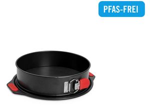 4054359036728 - Springform WOLL Lets bake Kuchenform Backform rund schwarz T7cm Ø26cm Aluminium Küchenformen mit Antihaftversiegelung und integrierten Silikongriffen PFAS-Frei 4054359036728 - Springform WOLL Lets bake Kuchenform Backform rund schwarz T7cm Ø26cm Aluminium Küchenformen mit Antihaftversiegelung und integrierten Silikongriffen PFAS-Frei
