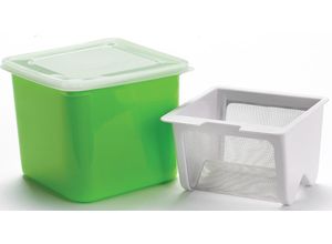 0065506426044 - Küchensieb CUISIPRO Frischkäsebereiter grün B148cm H132cm L156cm Kunststoff Edelstahl Küchensiebe 0065506426044 - Küchensieb CUISIPRO Frischkäsebereiter grün B148cm H132cm L156cm Kunststoff Edelstahl Küchensiebe