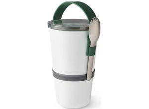 5060089725510 - Lunchbox BLACK+BLUM Lebensmittelaufbewahrungsbehälter Gr B H L 12 cm x 20 cm x 12 cm grün (olive) Lunchboxen 2-in-1 mit Tragegurt und Göffel (Gabel-Löffel-Kombination) 900 ml 5060089725510 - Lunchbox BLACK+BLUM Lebensmittelaufbewahrungsbehälter Gr B H L 12 cm x 20 cm x 12 cm grün (olive) Lunchboxen 2-in-1 mit Tragegurt und Göffel (Gabel-Löffel-Kombination) 900 ml