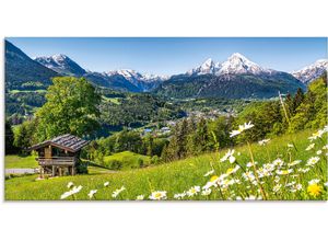 4062144101124 - Glasbild ARTLAND Landschaft in den Bayerischen Alpen Bilder Gr B H 100 cm x 50 cm Glasbild Berge 1 St grün Glasbilder in verschiedenen Größen 4062144101124 - Glasbild ARTLAND Landschaft in den Bayerischen Alpen Bilder Gr B H 100 cm x 50 cm Glasbild Berge 1 St grün Glasbilder in verschiedenen Größen