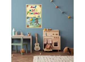 4262513380758 - Leinwandbild LUCKYLINDE Auf nach Panama bunt (farbe bild(er) bunt) B30cm H40cm T2cm Canvas Holzrahmen Bilder Exklusive JANOSCH Kindermotive 4262513380758 - Leinwandbild LUCKYLINDE Auf nach Panama bunt (farbe bild(er) bunt) B30cm H40cm T2cm Canvas Holzrahmen Bilder Exklusive JANOSCH Kindermotive