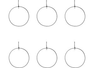 4064118112716 - Dekohänger CREATIV DECO schwarz Ø2000cm Metall Dekohänger Metallring mit hochwertigem Lederband 4064118112716 - Dekohänger CREATIV DECO schwarz Ø2000cm Metall Dekohänger Metallring mit hochwertigem Lederband