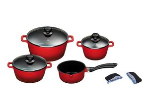 4053131007420 - Topf-Set KING Töpfe Gr + rot (rot schwarz) Topfsets Topf Induktion 4053131007420 - Topf-Set KING Töpfe Gr + rot (rot schwarz) Topfsets Topf Induktion