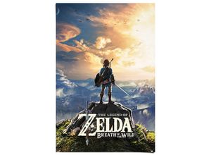 8714597579574 - Poster REINDERS The Legend Of Zelda - breath of the wild blau (farbe bild(er) blau) B61cm H915cm T01cm Papier Bilder