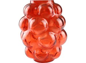 4056422204980 - Dekovase AM DESIGN Bauchige Glasvase in Orange orange B20cm H26cm Glas Vasen für lebendige Akzente