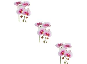 4064118117292 - Kunstblume CREATIV GREEN Phalaenopsis 3D-print lila (weißlila) H42cm Obermaterial 85% Polyester 15% Polyethylen Kunstpflanzen mit Real-Touch-Blüten