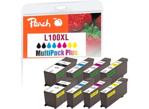 7640148555883 - L100 XLBK C M Y 4 Druckerpatronen XL (2*bk c m y) ersetzt Lexmark No 100XLBK*2 C M Y 14N1092-95 für zB Lexmark Genesis S 810 Lexmark S 400 (wiederaufbereitet)