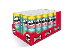 5053990182879 - Pringles Cream Cheese & Herbs 165 g 19er Pack 5053990182879 - Pringles Cream Cheese & Herbs 165 g 19er Pack