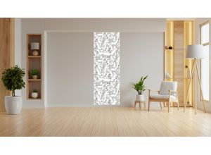 4067437121384 - Wandsticker QUEENCE Dinosaurier weiß B90cm Vinyl Wandtattoos DIY-Wandsticker zum Bemalen 4067437121384 - Wandsticker QUEENCE Dinosaurier weiß B90cm Vinyl Wandtattoos DIY-Wandsticker zum Bemalen