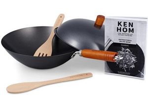5011268846885 - Wok KEN HOM Classic Pfannen Gr Ø 31 cm grau (anthrazit) Woks 5011268846885 - Wok KEN HOM Classic Pfannen Gr Ø 31 cm grau (anthrazit) Woks