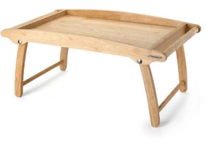 4017167306100 - Tablett CONTINENTA braun (holzfarben) B35cm H7cm L61cm Holzwerkstoff Tabletts Bett-Tablett