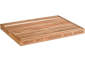 4004133008861 - Brotschneidebrett Letter Schneidebretter Gr B L 34 cm x 48 cm braun Schneidebretter mit 4 Antirutschfüßchen 4004133008861 - Brotschneidebrett Letter Schneidebretter Gr B L 34 cm x 48 cm braun Schneidebretter mit 4 Antirutschfüßchen