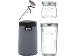 5010853273129 - Aufbewahrungssystem KILNER Lebensmittelaufbewahrungsbehälter Gr B H L 9 cm x 20 cm x 18 cm farblos (transparent) Frischhaltedosen mit Schraubdeckel sowie ein Thermometer und Neopren-Isolierbeutel) 5010853273129 - Aufbewahrungssystem KILNER Lebensmittelaufbewahrungsbehälter Gr B H L 9 cm x 20 cm x 18 cm farblos (transparent) Frischhaltedosen mit Schraubdeckel sowie ein Thermometer und Neopren-Isolierbeutel)