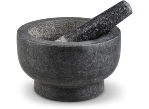 5011268832482 - Mörser COLE & MASON Clavering schwarz B19cm H12cm L19cm Ø20cm Granit Mörser aus Granit mit Stößel 5011268832482 - Mörser COLE & MASON Clavering schwarz B19cm H12cm L19cm Ø20cm Granit Mörser aus Granit mit Stößel