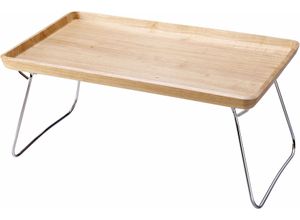 4017167324500 - Tablett CONTINENTA beige (natur) B32cm H7cm L53cm Holzwerkstoff Tabletts Handarbeit mit ausklappbaren Füßen 4017167324500 - Tablett CONTINENTA beige (natur) B32cm H7cm L53cm Holzwerkstoff Tabletts Handarbeit mit ausklappbaren Füßen