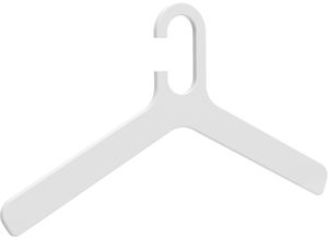 4009632873958 - Kleiderbügel PIEPERCONCEPT Grado weiß B43cm H24cm T08cm Melamin Kleiderbügel 4009632873958 - Kleiderbügel PIEPERCONCEPT Grado weiß B43cm H24cm T08cm Melamin Kleiderbügel
