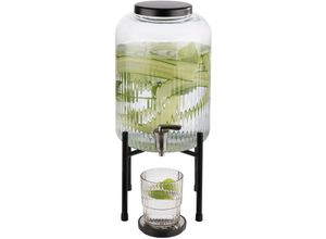 4004133104501 - Getränkespender INDUSTRIAL Zapfanlagen schwarz (schwarz transparent) Weitere Tischaccessoires Inklusive Deckel Zapfhahn und Antirutschmatte 7 Liter 4004133104501 - Getränkespender INDUSTRIAL Zapfanlagen schwarz (schwarz transparent) Weitere Tischaccessoires Inklusive Deckel Zapfhahn und Antirutschmatte 7 Liter