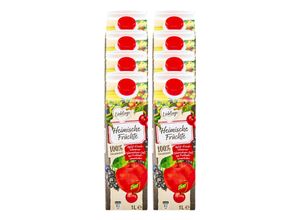 4316268678162 - Lieblings Heimische Früchte Apfel-Kirsch-Johannisbeer 1 Liter 8er Pack - Inhalt 2 Flaschen