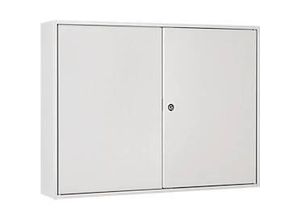 4011238045042 - Format Tresorbau - Schlüsselschrank sz H550xB730xT140mm 2-türig ZylinderschlAnzHak400 format - lichtgrau ral 7035