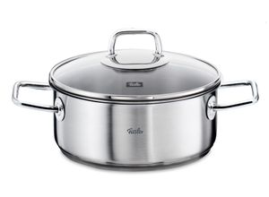 4009209344058 - Bratentopf FISSLER viseo Töpfe Gr 24 l + Ø 20 cm silberfarben Bratentöpfe 24 Liter Induktion 4009209344058 - Bratentopf FISSLER viseo Töpfe Gr 24 l + Ø 20 cm silberfarben Bratentöpfe 24 Liter Induktion