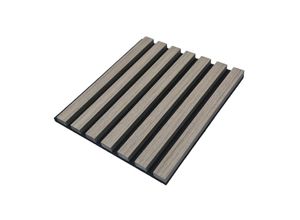 4058166247179 - Akustikpaneel sonic - 80 x 40 cm Farbe Grey Oak Menge 12 Holz Akustikpaneele Wandpaneel Akustik - Home Deluxe 4058166247179 - Akustikpaneel sonic - 80 x 40 cm Farbe Grey Oak Menge 12 Holz Akustikpaneele Wandpaneel Akustik - Home Deluxe