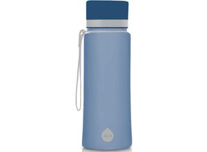 3830054682566 - Trinkflasche EQUA Plain Midnight Trinkflaschen Gr 600 ml blau (transparent hellblau) Thermoflaschen Isolierflaschen und Trinkflaschen Tritan-Kunststoff 600 ml