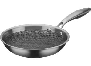4005643868501 - Bratpfanne Inoxxa Black Pfannen Gr Ø 20 cm + Höhe 45 cm silberfarben (edelstahlfarben) Bratpfannen Antihaft-Versiegelung und erhabene Edelstahl-Wabenstruktur Induktion 4005643868501 - Bratpfanne Inoxxa Black Pfannen Gr Ø 20 cm + Höhe 45 cm silberfarben (edelstahlfarben) Bratpfannen Antihaft-Versiegelung und erhabene Edelstahl-Wabenstruktur Induktion