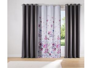 6943755942611 - Verdunkelungsvorhang MY HOME Solana Gr 7 grau (anthrazit) B280cm H225cm Polyester Polyester Gardinen Vorhang Gardine Breite 280 cm verdunkelnd einfarbig Raumteiler 6943755942611 - Verdunkelungsvorhang MY HOME Solana Gr 7 grau (anthrazit) B280cm H225cm Polyester Polyester Gardinen Vorhang Gardine Breite 280 cm verdunkelnd einfarbig Raumteiler