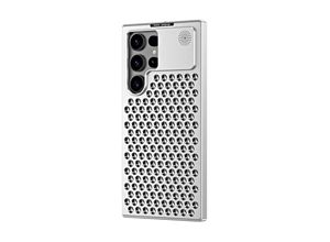 4255785162535 - Für Samsung Galaxy S25 Ultra Premium Aromatherapie Kühl Hülle Silber 4255785162535 - Für Samsung Galaxy S25 Ultra Premium Aromatherapie Kühl Hülle Silber
