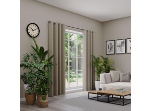 4006470584565 - Vorhang nach Maß NEUTEX FOR YOU ARUBA beige (dunkelbeige) B137cm H225cm Jacquard Obermaterial 100% Polyester Gardinen nach Maß Uni Dimout hochwertige Webstruktur 4006470584565 - Vorhang nach Maß NEUTEX FOR YOU ARUBA beige (dunkelbeige) B137cm H225cm Jacquard Obermaterial 100% Polyester Gardinen nach Maß Uni Dimout hochwertige Webstruktur